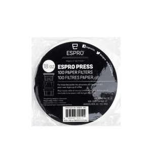 ESPRO P7 페이퍼 커피프레스 필터 100pcs [9H],캠핑용품
