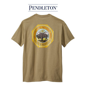 [파커스] 펜들턴 옐로우스톤 내셔널 파크 로고 프린팅 반팔 티셔츠 [RG444-61450],캠핑용품