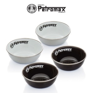 [파커스] PETROMAX 페트로막스 에나멜 보울 캠핑용 그릇(2개입) 블랙,화이트,캠핑용품