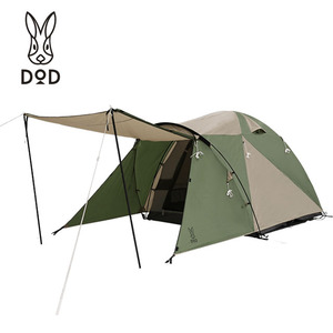 [DOD 코리아] 도플갱어 더 원 터치 텐트 M / 캠핑 3인용 돔텐트 T3-623-KH,캠핑용품