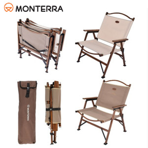 몬테라 우디 플랫 체어 M / 캠핑 의자 접이식 폴딩,캠핑용품