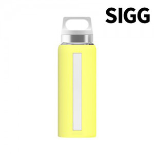 SIGG 지그 드림 글라스 워터보틀 0.65L 650ml 울트라 레몬,캠핑용품