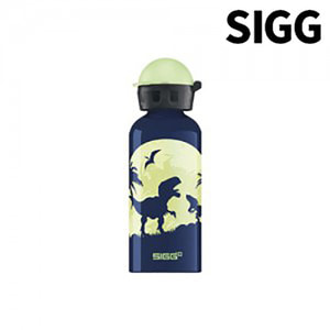 SIGG 지그 키즈 워터보틀 0.4L 400ml 글로우 문 다이노스,캠핑용품