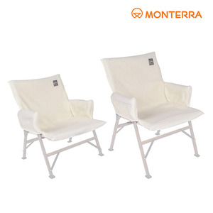 몬테라 플랫 체어 워머 / 냉기차단 커버 양털 캠핑 의자,캠핑용품