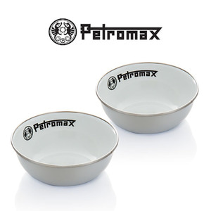 [파커스] 페트로막스 에나멜 보울 캠핑용 그릇 2개입 화이트 PM-PX-BOWL-W,캠핑용품